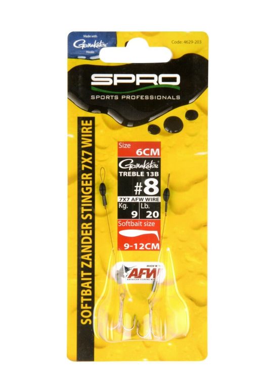 SPRO Soft bait Zander Stinger - 2pc - Image 2