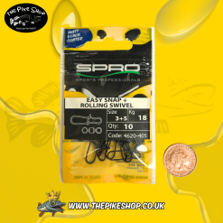 Alternative view of Spro | Easy Snap + Rolling Swivel - Matt black coated