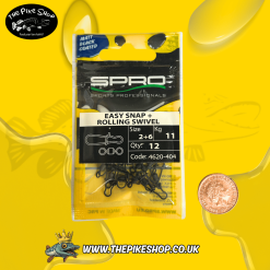 Spro | Easy Snap + Rolling Swivel - Matt black coated - Image 6