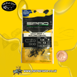 Spro | Easy Snap + Rolling Swivel - Matt black coated - Image 4