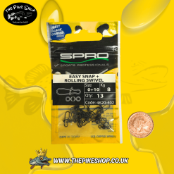 Spro | Easy Snap + Rolling Swivel - Matt black coated - Image 5