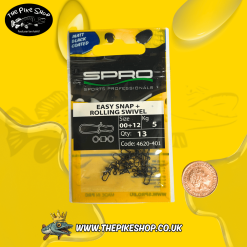 Spro | Easy Snap + Rolling Swivel - Matt black coated - Image 3