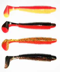 Fladen Ribbed soft bait shads