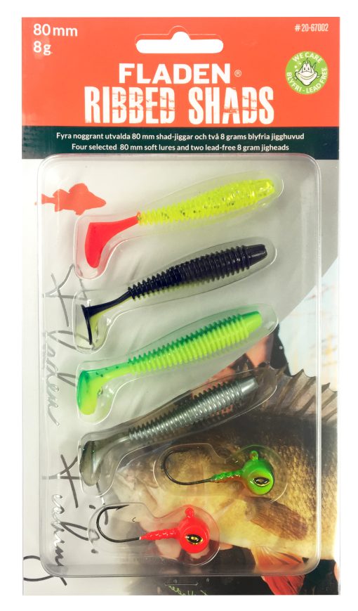 Fladen Ribbed soft bait shads - Image 4