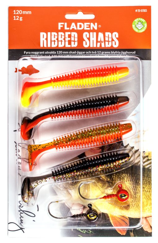 Fladen Ribbed soft bait shads - Image 3