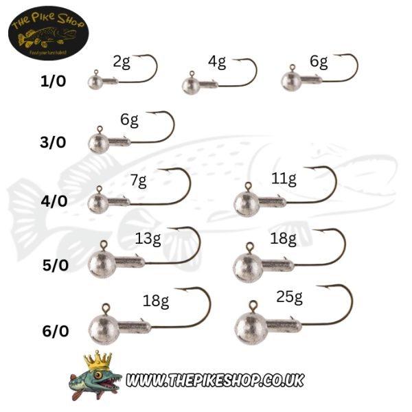 Eagle Claw Jig Heads - Pack of 3