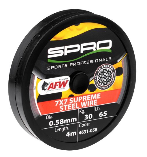 SPRO 7X7 AFW Supreme Steel Wire (49 Strand) 4mtrs - Image 5