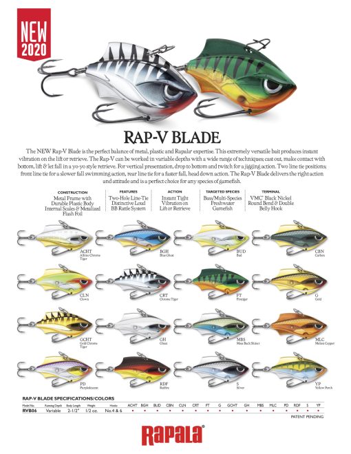 RCB06 - RAPALA RAP-V-BLADE - 64mm - 14g - Image 2
