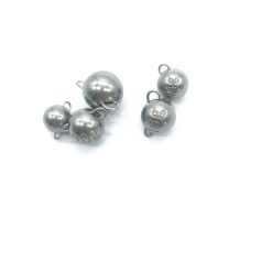 Alternative view of Tungsten ‘Cheburashka’ Weights (Natural Silver)