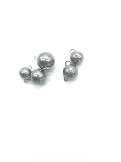 Tungsten ‘Cheburashka’ Weights (Natural Silver) - Image 2