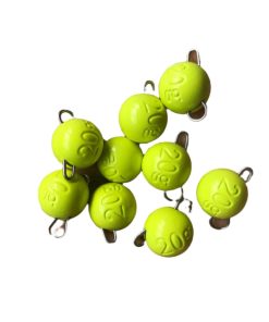 Tungsten ‘Cheburashka’ Weights (Flouro Yellow)