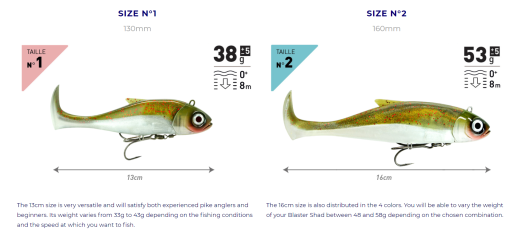 Fiiish Blaster Shad BS130mm 33-43g - Image 3