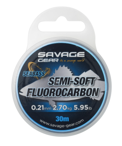 Savage Gear Semi Soft Flourocarbon Seabass 30m