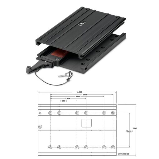 Minn Kota Quick Release Bracket / MKA-32 - 1854060 - Image 3