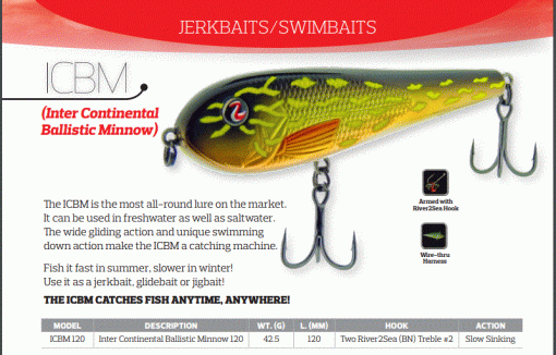 River2Sea ICBM Lure 12cm - Image 2