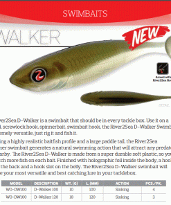 River2Sea D-Walker 120 (pack of 3)