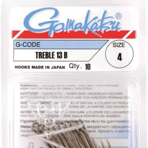 Gamakatsu Treble 13B – (pack of 10) – The Pike Shop