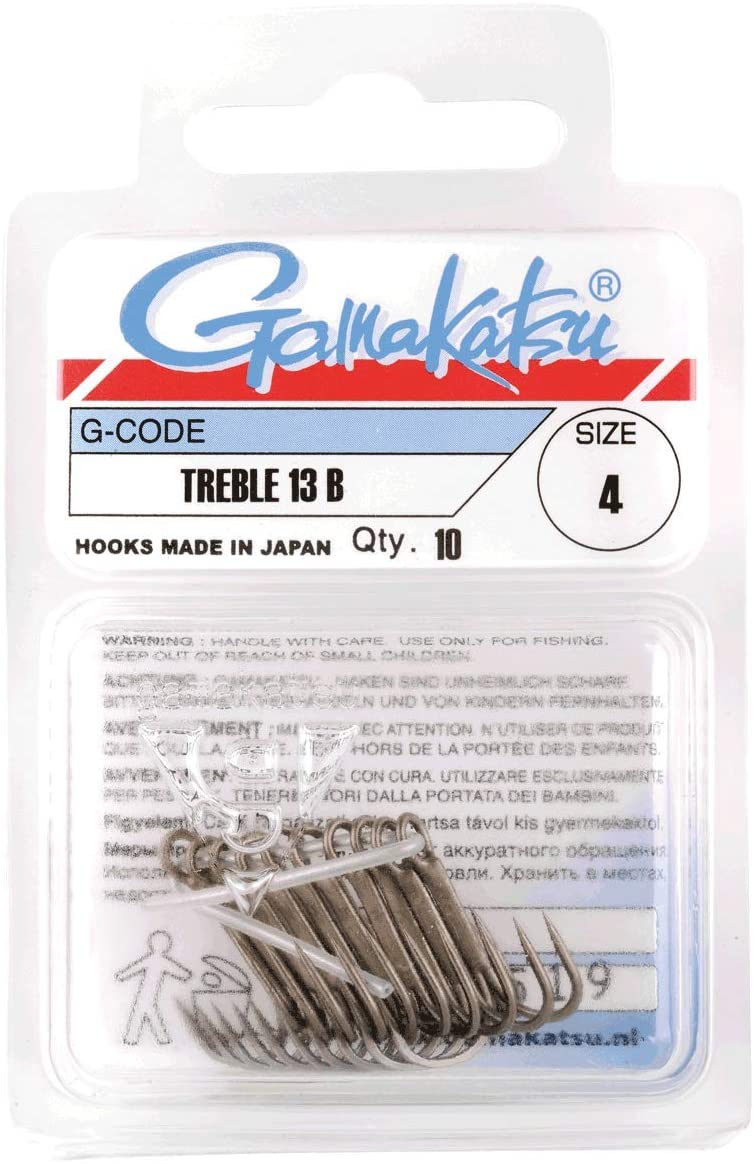 Gamakatsu Treble 13B - (pack of 10)