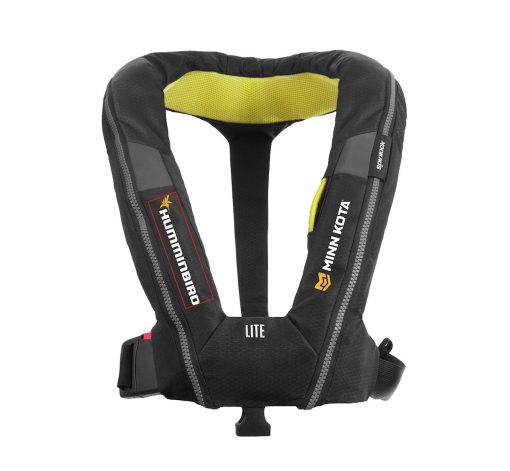 Spinlock Deckvest Lite 170n Black Humminbird/Minn Kota branded
