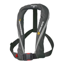 Humminbird / Minn Kota branded Lifejacket from Plastimo - Auto waistbelt / Black / with crotch strap - SKU P206805