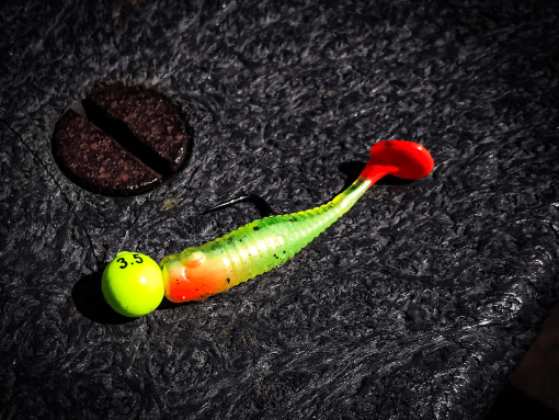 SPRO Freestyle Gamakatsu Tungsten Micro Jig Glow Size 2, 3.5g (3pk) - 4589-106 - Image 2