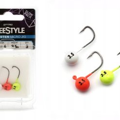 SPRO Freestyle Gamakatsu Tungsten Micro Jig Glow Size 2, 3.5g (3pk) - 4589-106