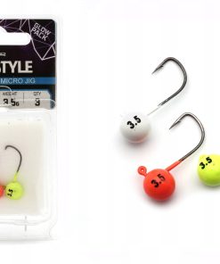 SPRO Freestyle Gamakatsu Tungsten Micro Jig Glow Size 2, 3.5g (3pk) - 4589-106