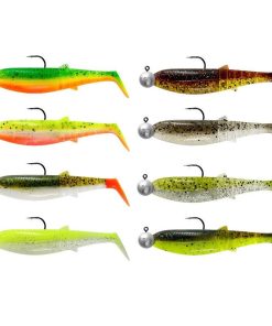 Savage Gear Cannibal Shad Dark & Clear Water Mix Ready Rigged