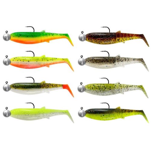 Savage Gear Cannibal Shad Dark & Clear Water Mix Ready Rigged