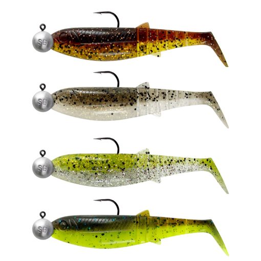 Savage Gear Cannibal Shad Dark & Clear Water Mix Ready Rigged - Image 2