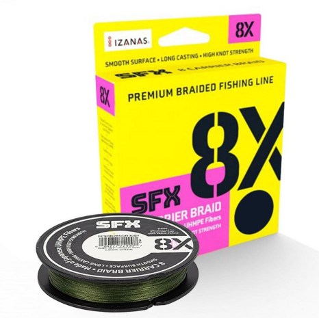 Sufix - SFX 8X Low Vis Green 135m