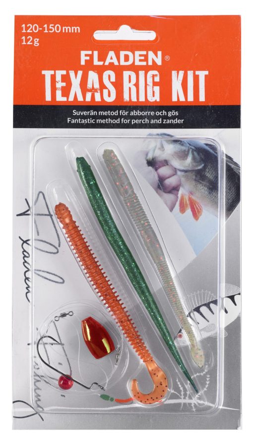 Fladen Texas Rig Kit: Green 12g 12-15cm
