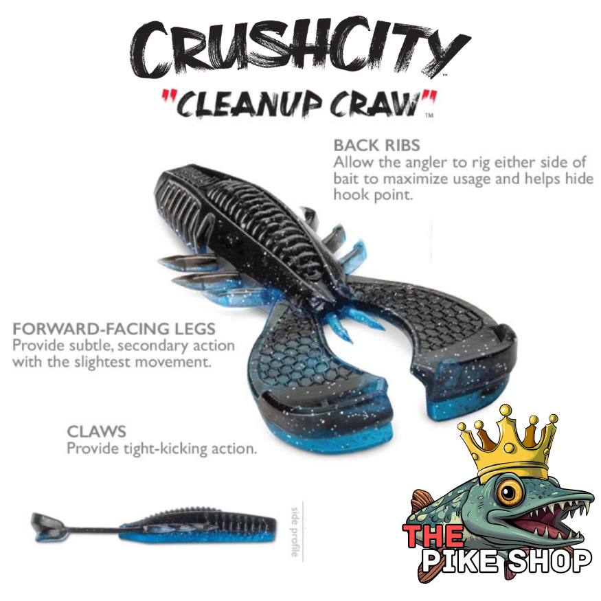 Rapala | CrushCity | Cleanup Craw | 2pcs - Image 2