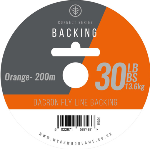 Dacron Flyline Backing 30LB Orange 200m