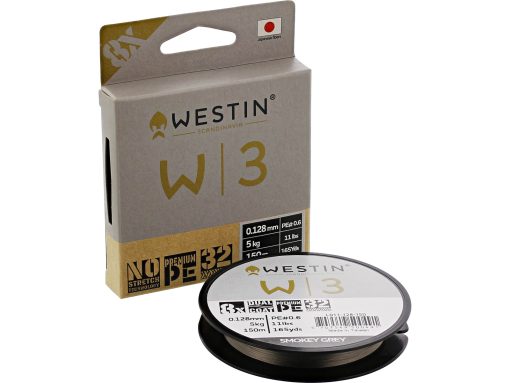 Westin W3 8-Braid Smokey Grey 150m/165yds