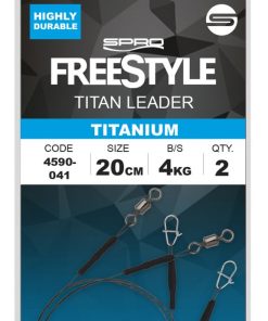 SPRO - Freestyle TITAN (Tinanium) Leader (pack of 2)