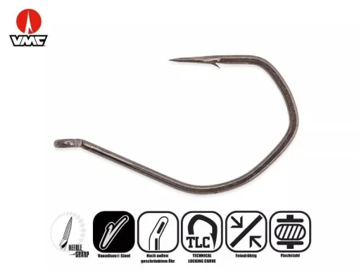 Rapala - VMC 7119 Drop Shot Super Light Single (10 Hooks)