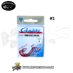 Alternative view of Gamakatsu | Worm Offset EWG Hook - Red