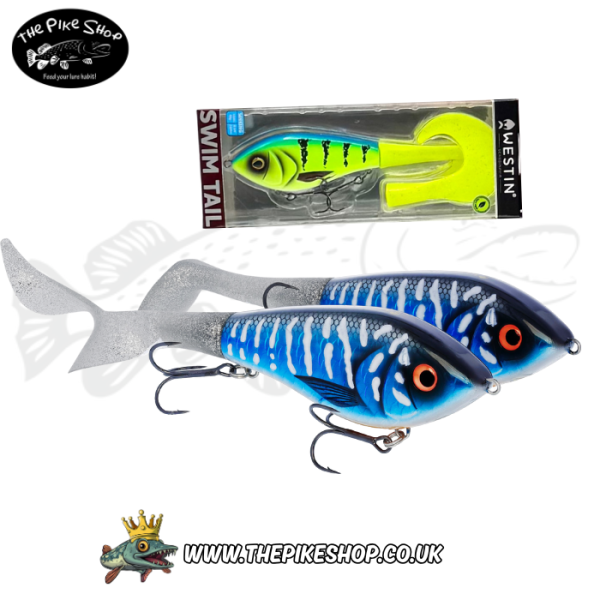 Westin  |  Swim Tail  |  Sinking  |  1 Body + 2 Tails  |  12cm - 68g