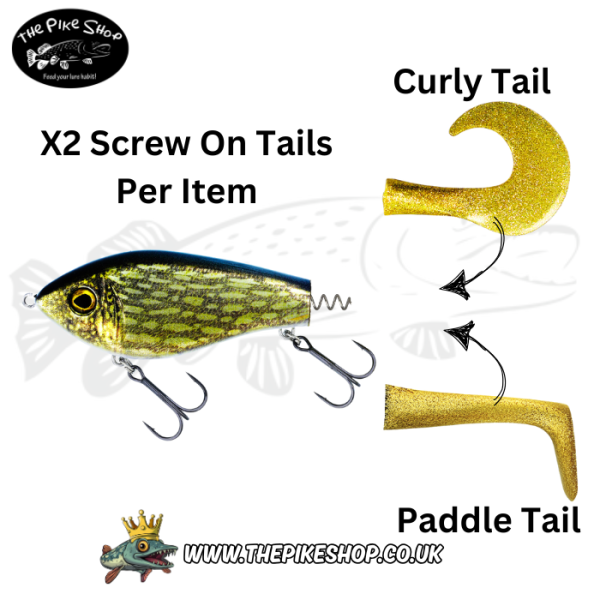 Westin  |  Swim Tail  |  Sinking  |  1 Body + 2 Tails  |  12cm - 68g - Image 2