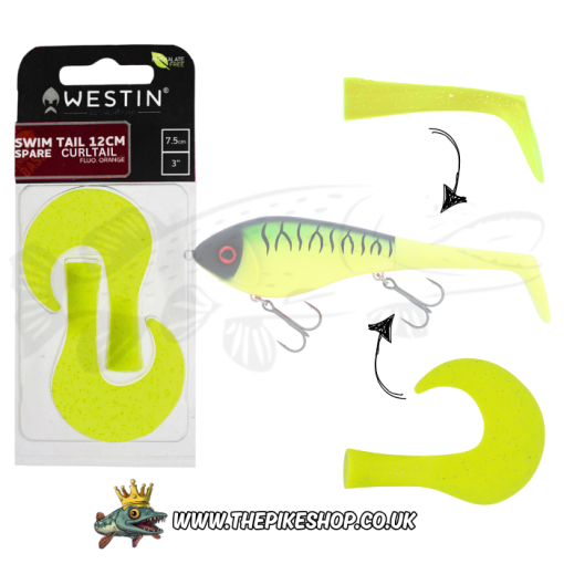 Westin  |  Spare Swim Tails For 12cm Swims - Image 3