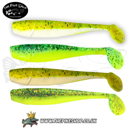 Relax King Shad 4"  9g Zander Packs